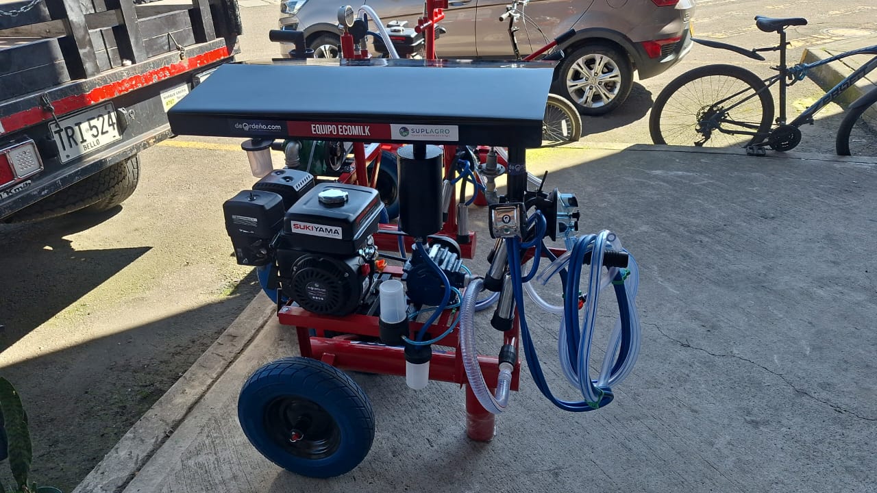 Equipo de Ordeño EcoMilk 🐄 - 1 y 2 puestos con Techo 🌧️ + OBSEQUIO + PAGUE AL RECIBIR 🚚