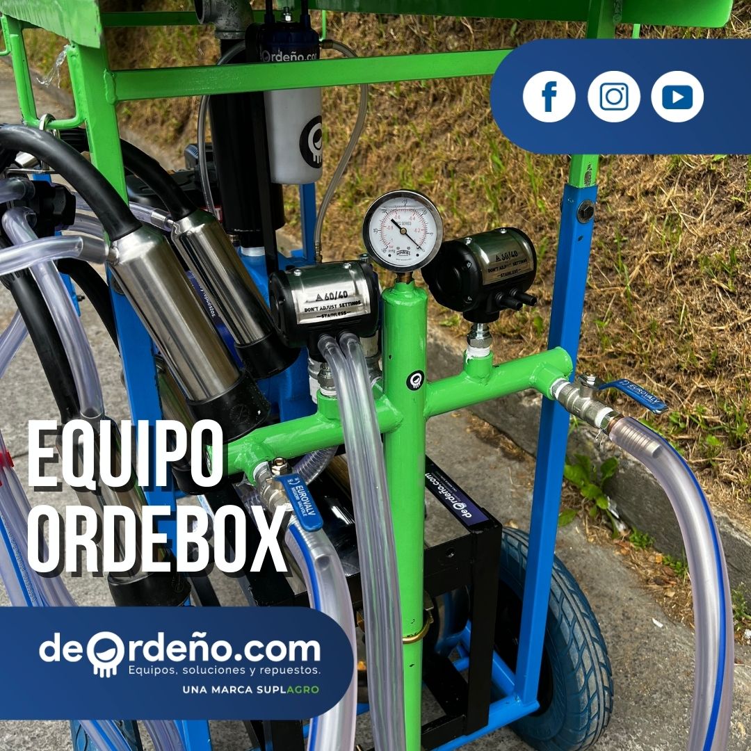 Equipo de Ordeño OrdeBox con Techo 🐄 - 1 y 2 puestos + OBSEQUIO + PAGUE AL RECIBIR 🚚