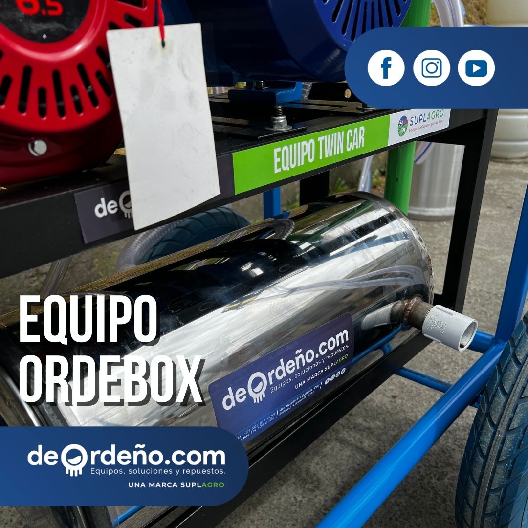 Equipo de Ordeño OrdeBox con Techo 🐄 - 1 y 2 puestos + OBSEQUIO + PAGUE AL RECIBIR 🚚
