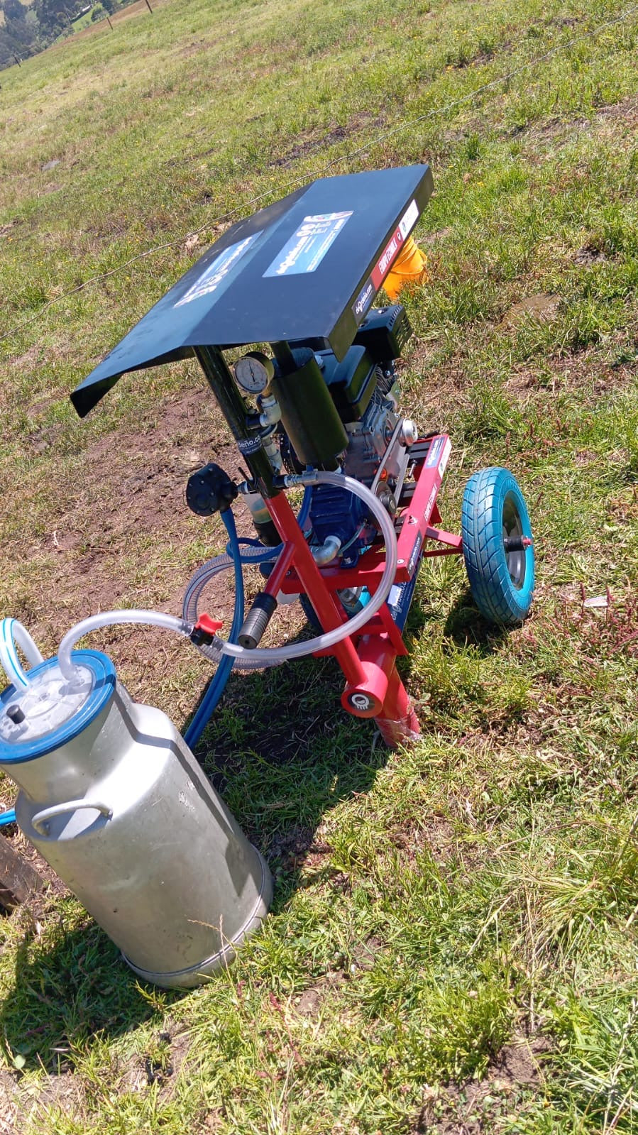 Equipo de Ordeño EcoMilk 🐄 - 1 y 2 puestos con Techo 🌧️ + OBSEQUIO + PAGUE AL RECIBIR 🚚