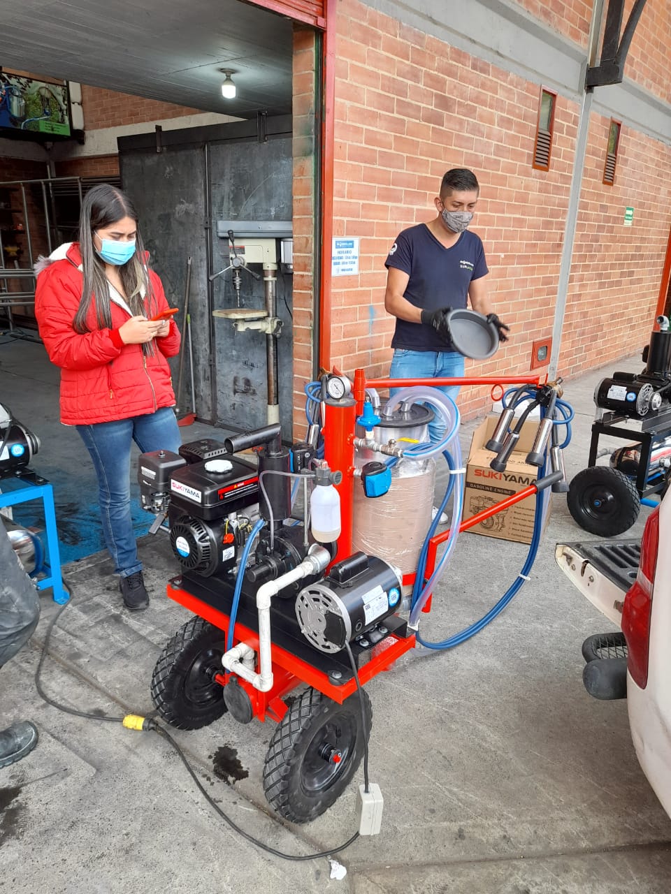 Equipo de Ordeño Zan Car 🐄 - 1 y 2 puestos + OBSEQUIO + PAGUE AL RECIBIR 🚚