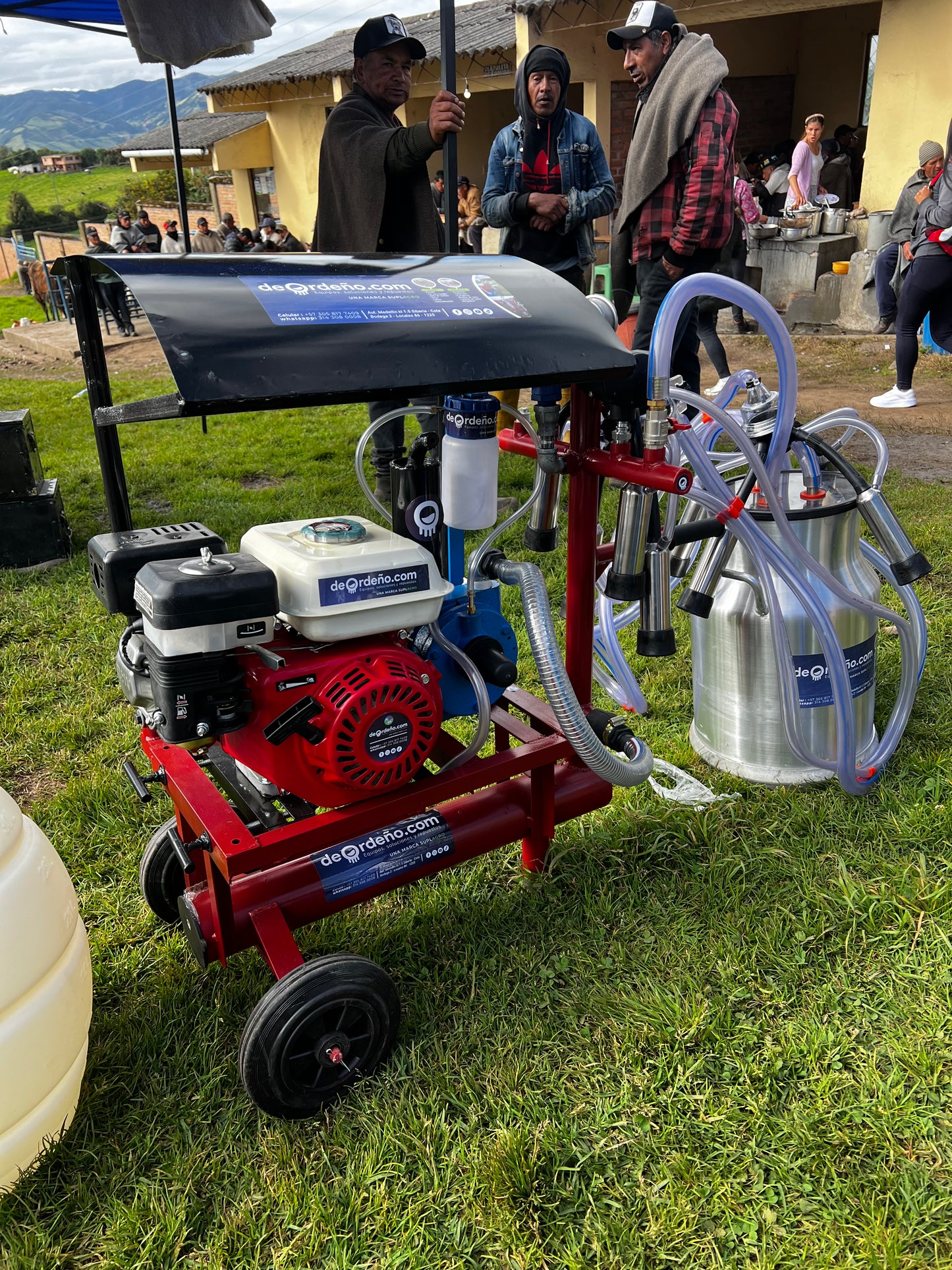 Equipo de Ordeño EcoMilk 🐄 - 1 y 2 puestos con Techo 🌧️ + OBSEQUIO + PAGUE AL RECIBIR 🚚