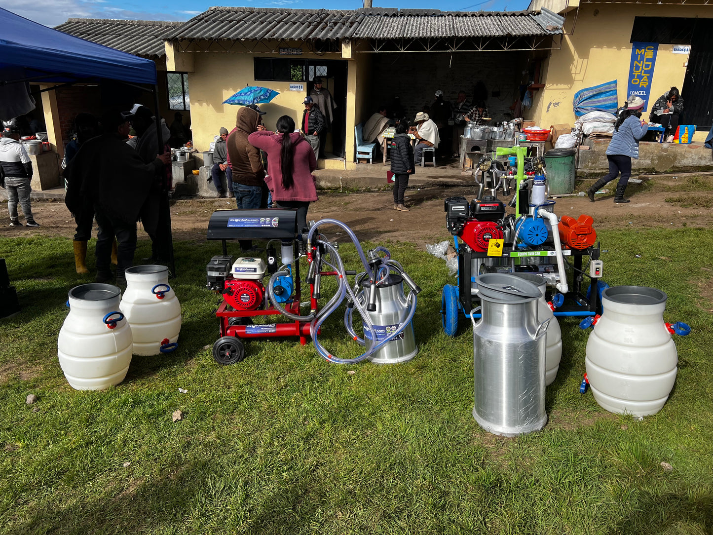 Equipo de Ordeño EcoMilk 🐄 - 1 y 2 puestos con Techo 🌧️ + OBSEQUIO + PAGUE AL RECIBIR 🚚