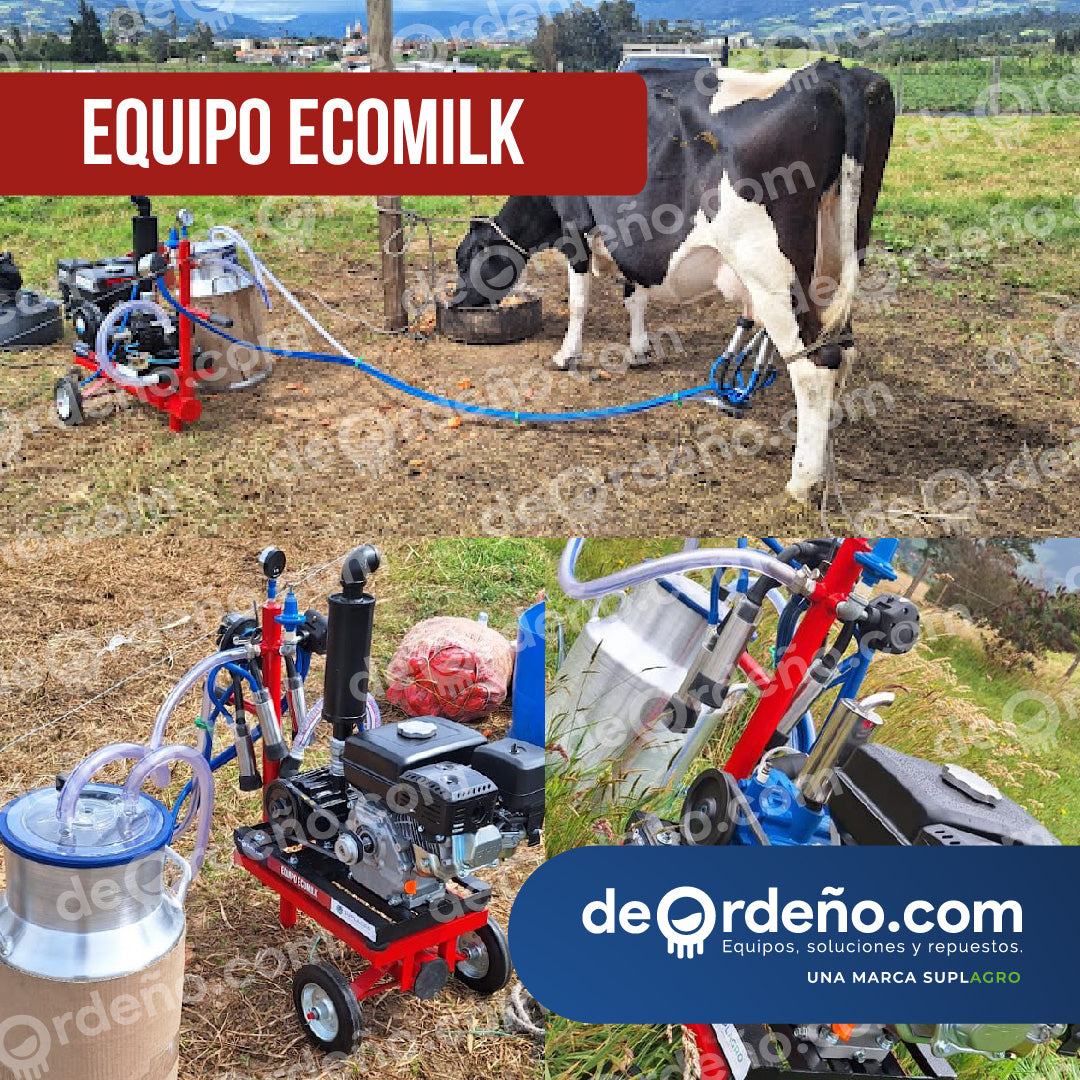 Equipo de Ordeño EcoMilk 🐄 - 1 y 2 puestos - Eléctrico o Gasolina + OBSEQUIO + PAGUE AL RECIBIR 🚚