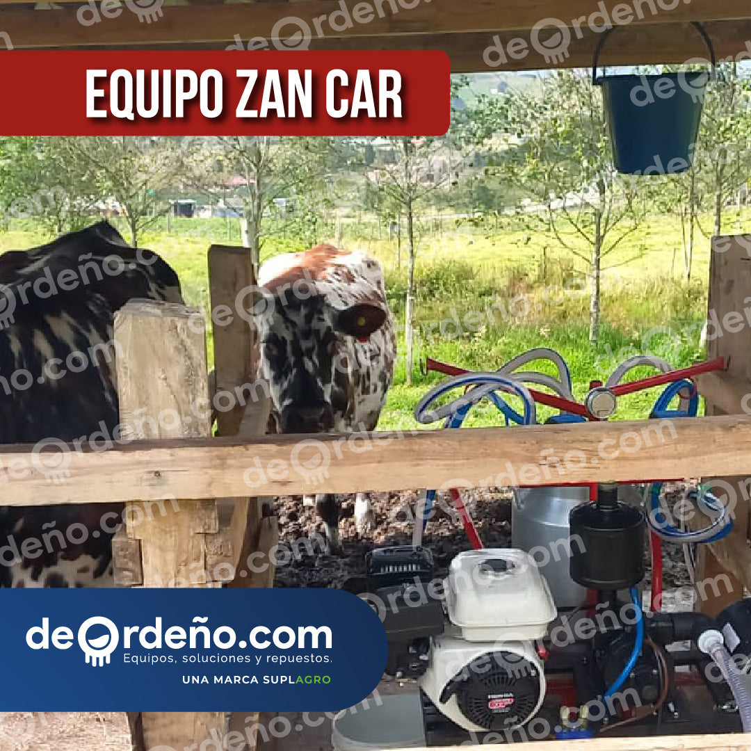 Equipo de Ordeño Zan Car 🐄 - 1 y 2 puestos + OBSEQUIO + PAGUE AL RECIBIR 🚚
