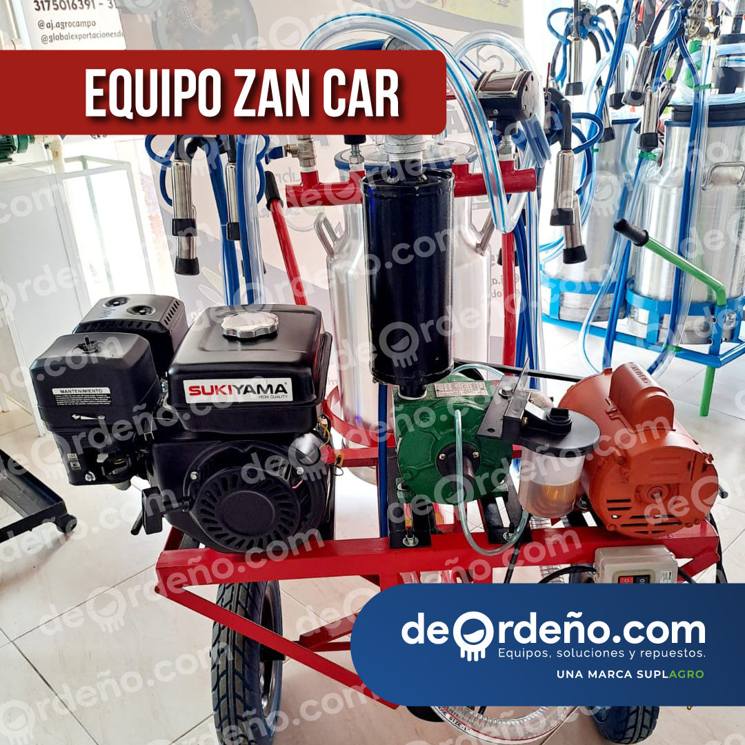 Equipo de Ordeño Zan Car 🐄 - 1 y 2 puestos + OBSEQUIO + PAGUE AL RECIBIR 🚚