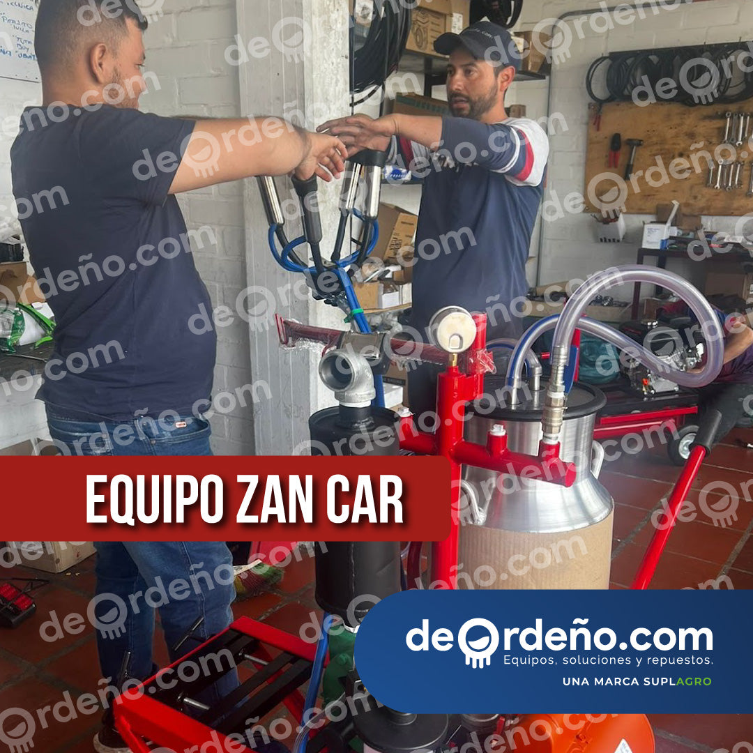 Equipo de Ordeño Zan Car 🐄 - 1 y 2 puestos + OBSEQUIO + PAGUE AL RECIBIR 🚚