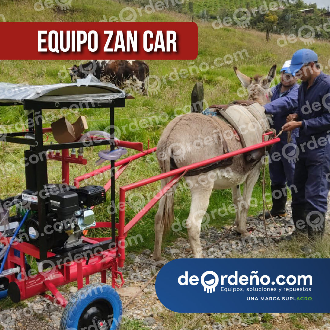 Equipo de Ordeño Zan Car 🐄 - 1 y 2 puestos + OBSEQUIO + PAGUE AL RECIBIR 🚚