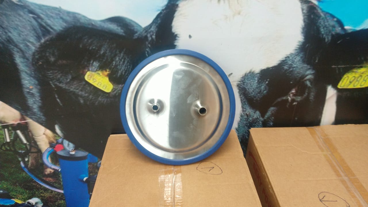 Tapa en Acero Inoxidable para Cantina para Ordeño + ENVIO GRATIS 🚚