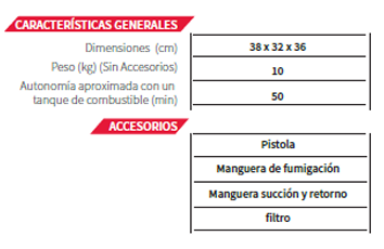 FUMIGADORA DE LANZA BAÑA GANADO ALTERMAN