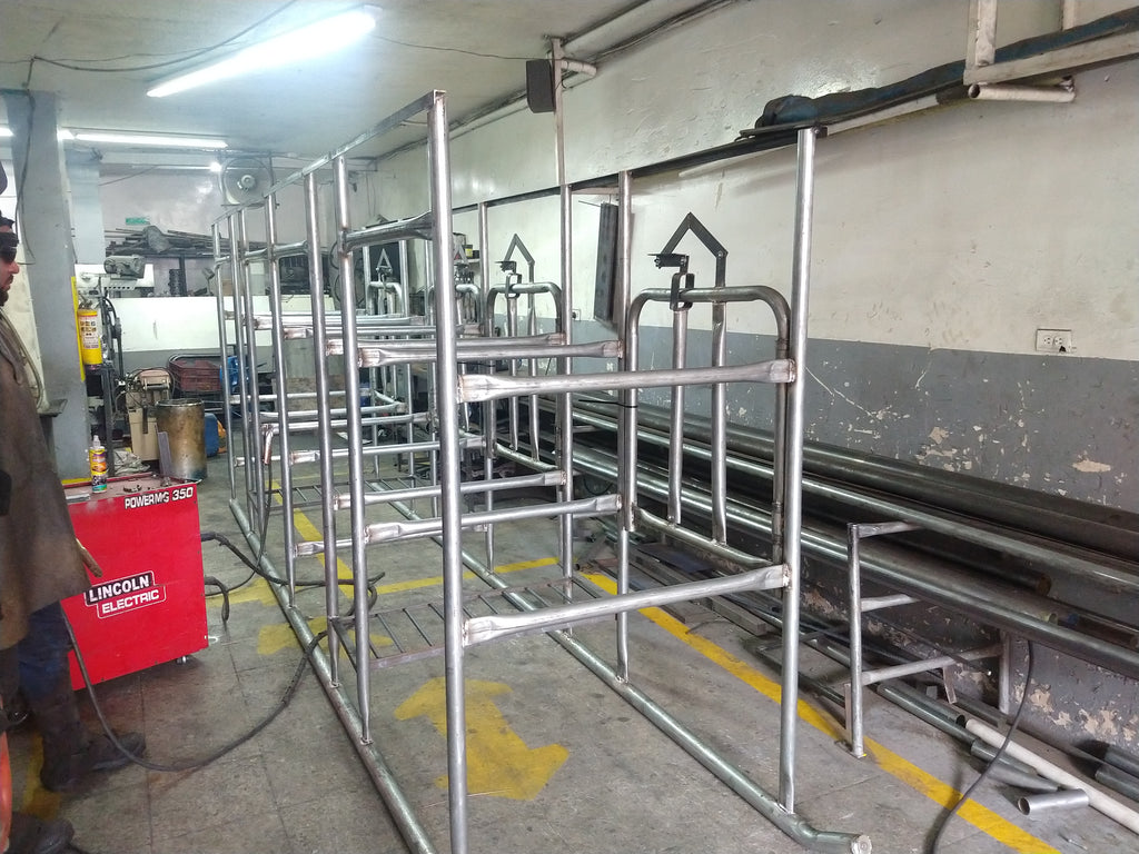 Establo de Ordeño Galvanizado Fijo para vacas desde 1 puesto