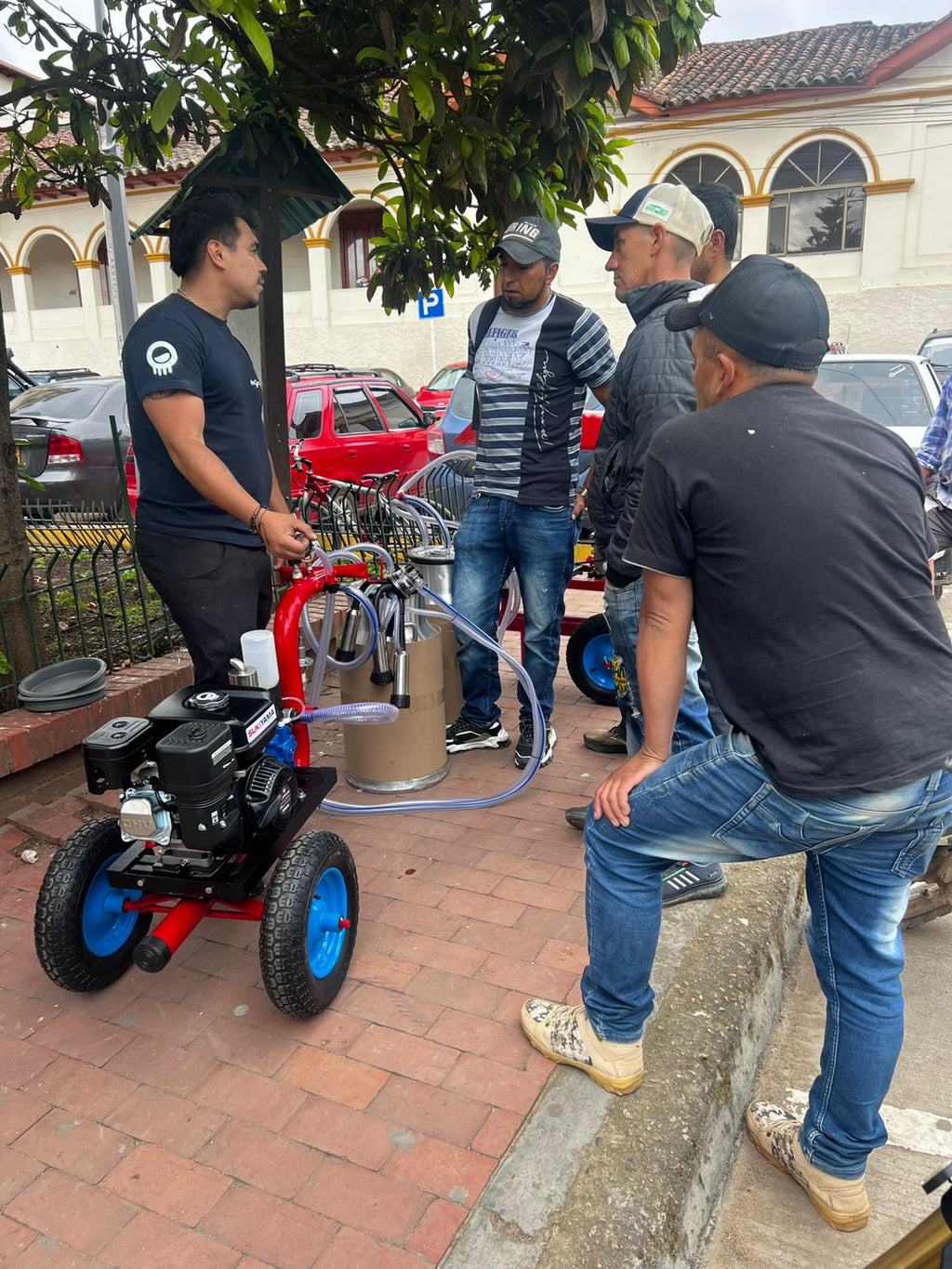 2 LLANTAS O RUEDAS NEUMÁTICAS - 8 Pulgadas para Equipo de Ordeño
