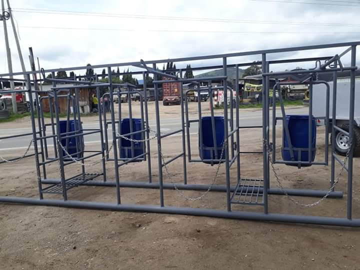 Establo de Ordeño Galvanizado Fijo para vacas desde 1 puesto