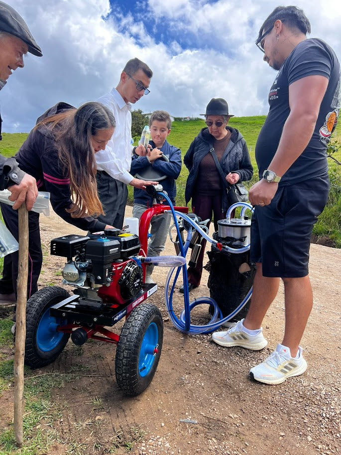 2 LLANTAS O RUEDAS NEUMÁTICAS - 8 Pulgadas para Equipo de Ordeño