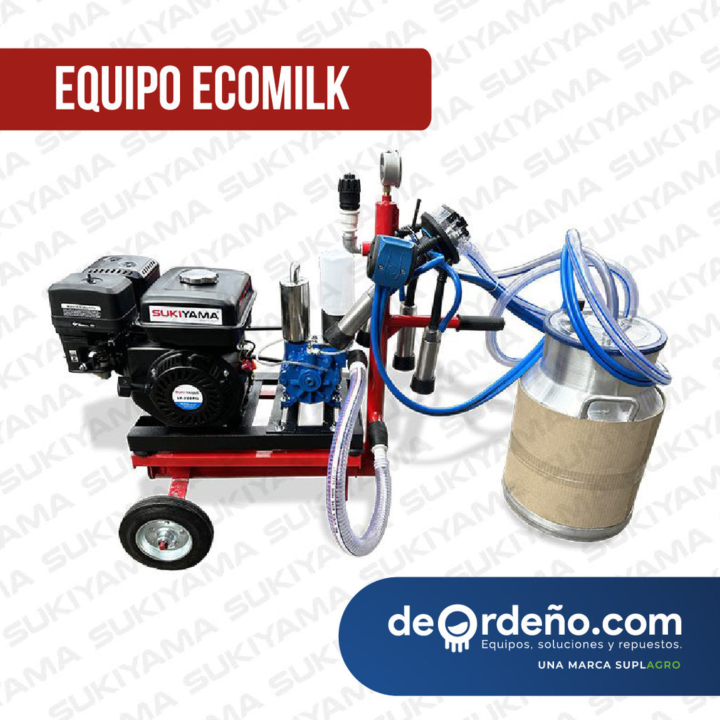 Equipo de Ordeño EcoMilk 🐄 1 puesto - Eléctrico o Gasolina  + OBSEQUIO + PAGUE AL RECIBIR 🚚
