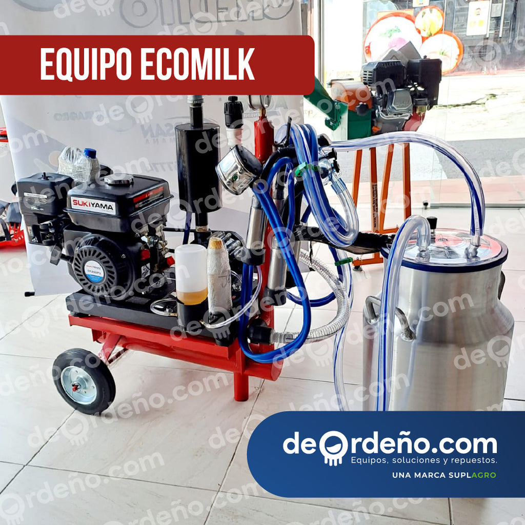 Equipo de Ordeño EcoMilk 🐄 1 puesto - Eléctrico o Gasolina  + OBSEQUIO + PAGUE AL RECIBIR 🚚