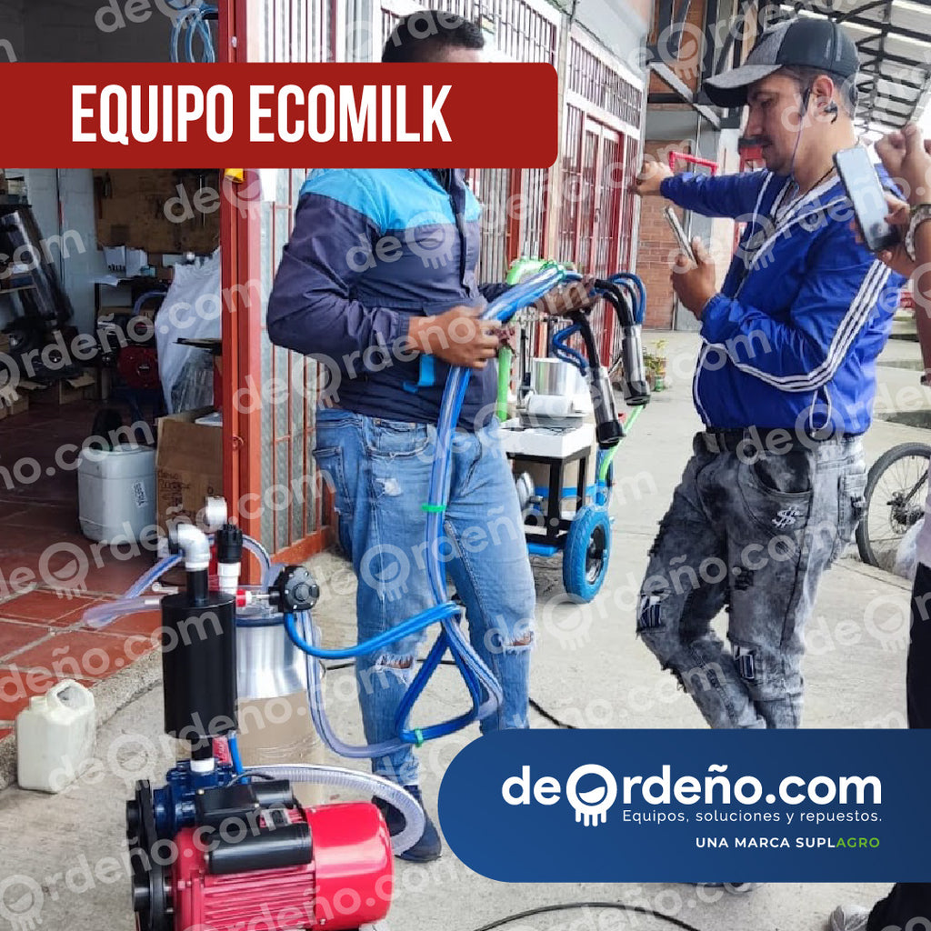 Equipo de Ordeño EcoMilk 🐄 1 puesto - Eléctrico o Gasolina  + OBSEQUIO + PAGUE AL RECIBIR 🚚