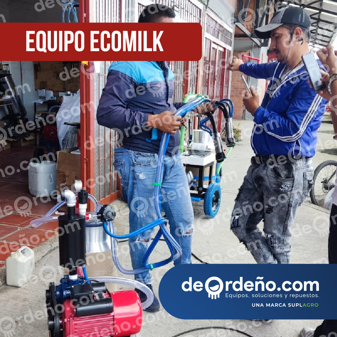 Equipo de Ordeño EcoMilk 🐄 1 puesto - Eléctrico o Gasolina  + OBSEQUIO + PAGUE AL RECIBIR 🚚