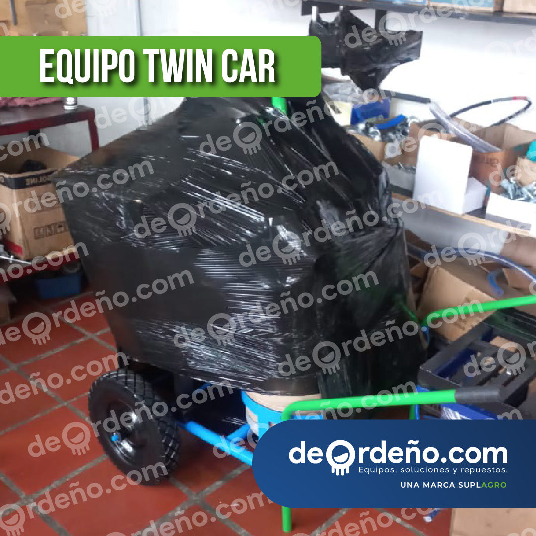 Equipo de Ordeño Twin Car 🐄 - 2 puestos Linea Premium + OBSEQUIOS + PAGUE AL RECIBIR 🚚